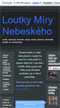 Mobile Screenshot of nebeskeloutky.com